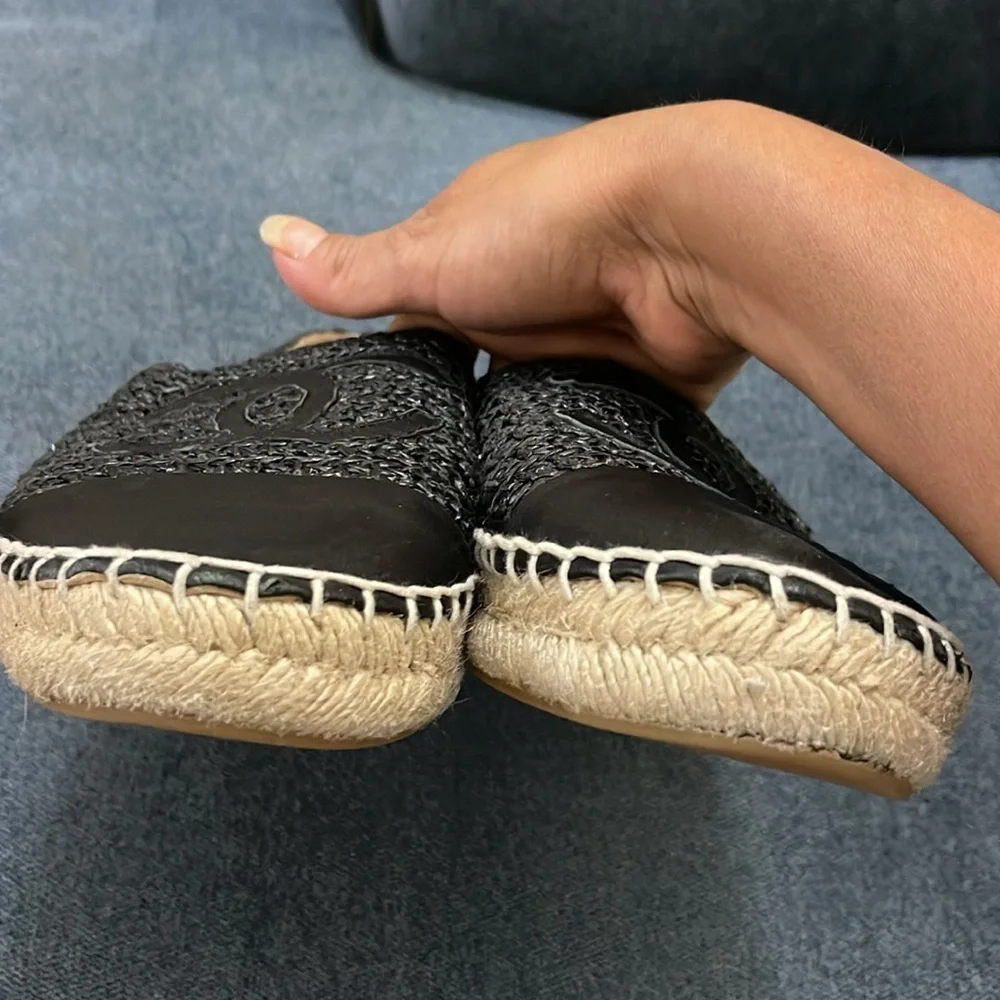 CC Black Espadrille Flats - Picture 7 of 15